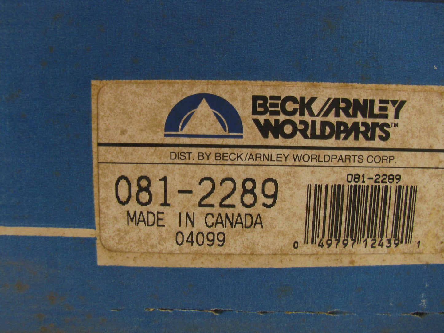 Beck Arnley 081-2289 Relined Rear Brake Shoes For 1981-1982 Arrow Pickup