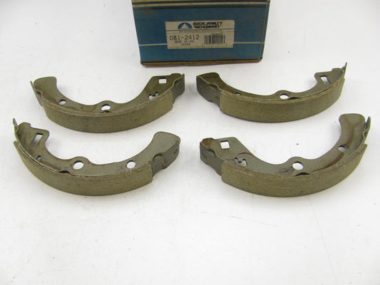 Beck Arnley 081-2412 Relined Rear Drum Brake Shoes For 1982-1983 Honda Civic