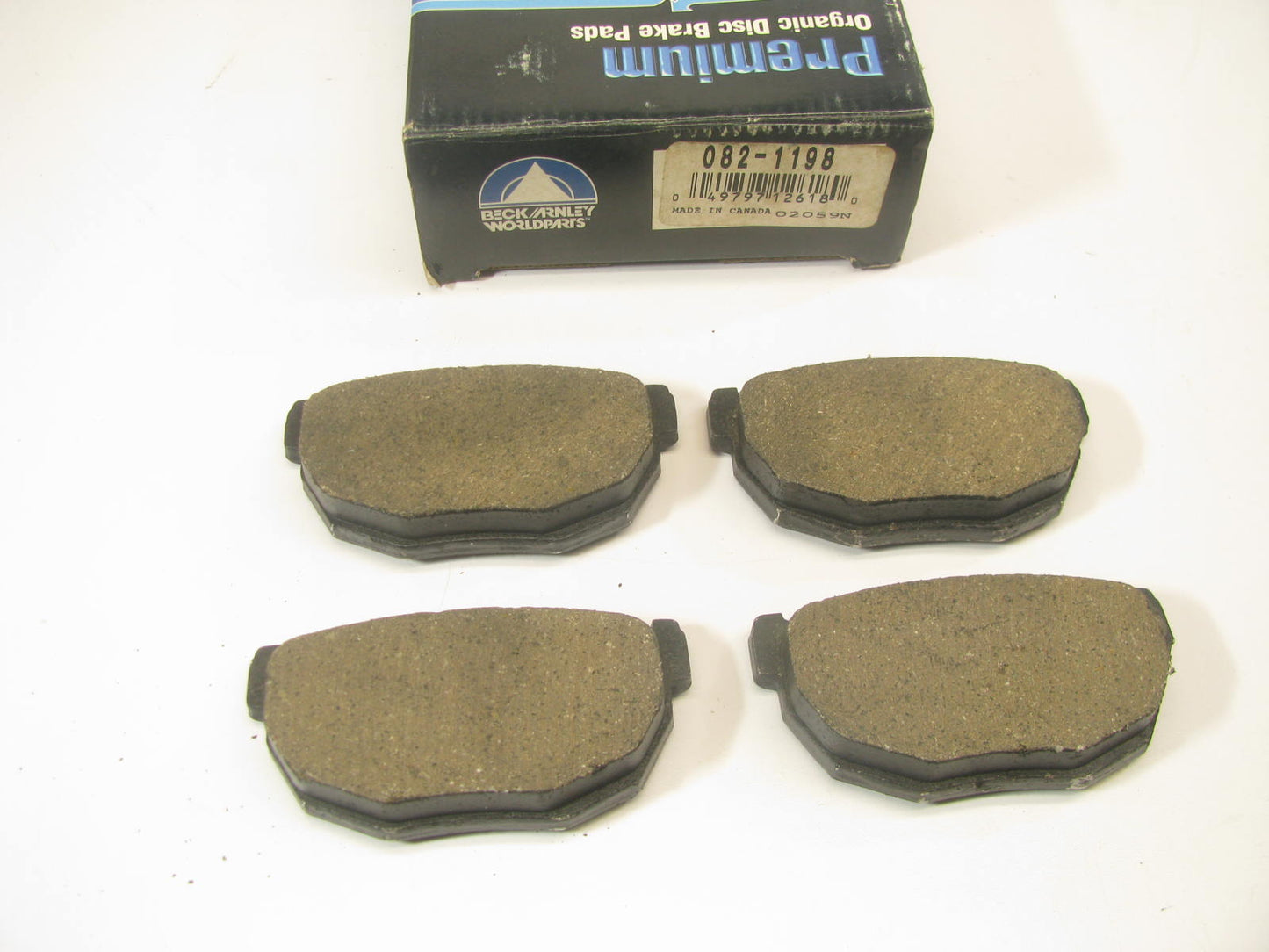 Beck Arnley 082-1198 Rear Disc Brake Pads For 1982-1983 Datsun 200SX & Maxima