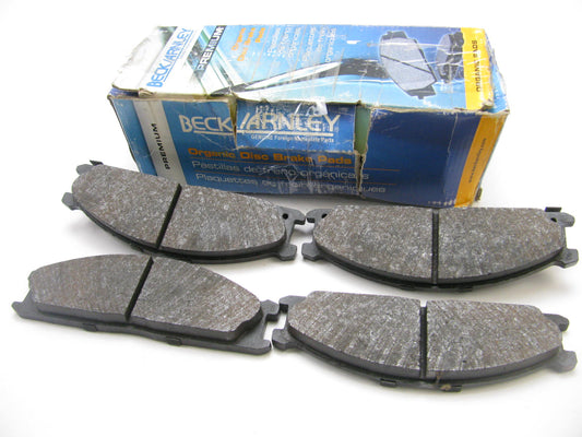 Beck Arnley 082-1296 Front Brake Pads - Organic For 1998-2004 Nissan Frontier