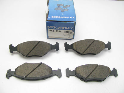 Beck Arnley 082-1338 Front Disc Brake Pad Set For 1987-1993 Volkswagen Fox