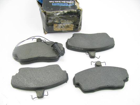 Beck Arnley 082-1354 Organic Front Brake Pads 1987-1991 Sterling 825 827