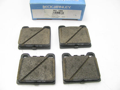 Beck Arnley 082-1409 Rear Disc Brake Pad Set - Organic