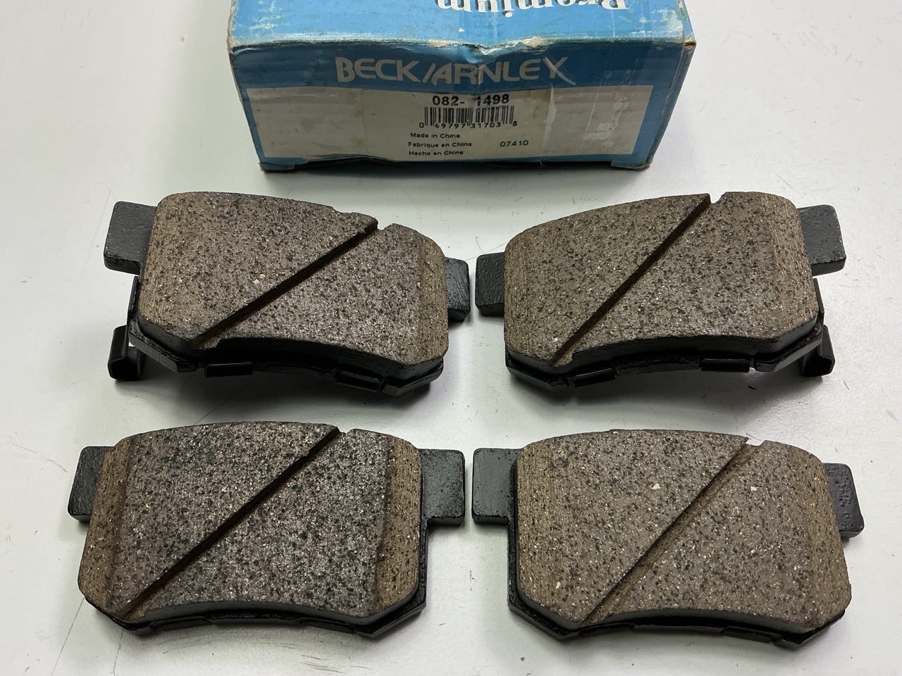 Beck Arnley 082-1498 Rear Disc Brake Pad Set