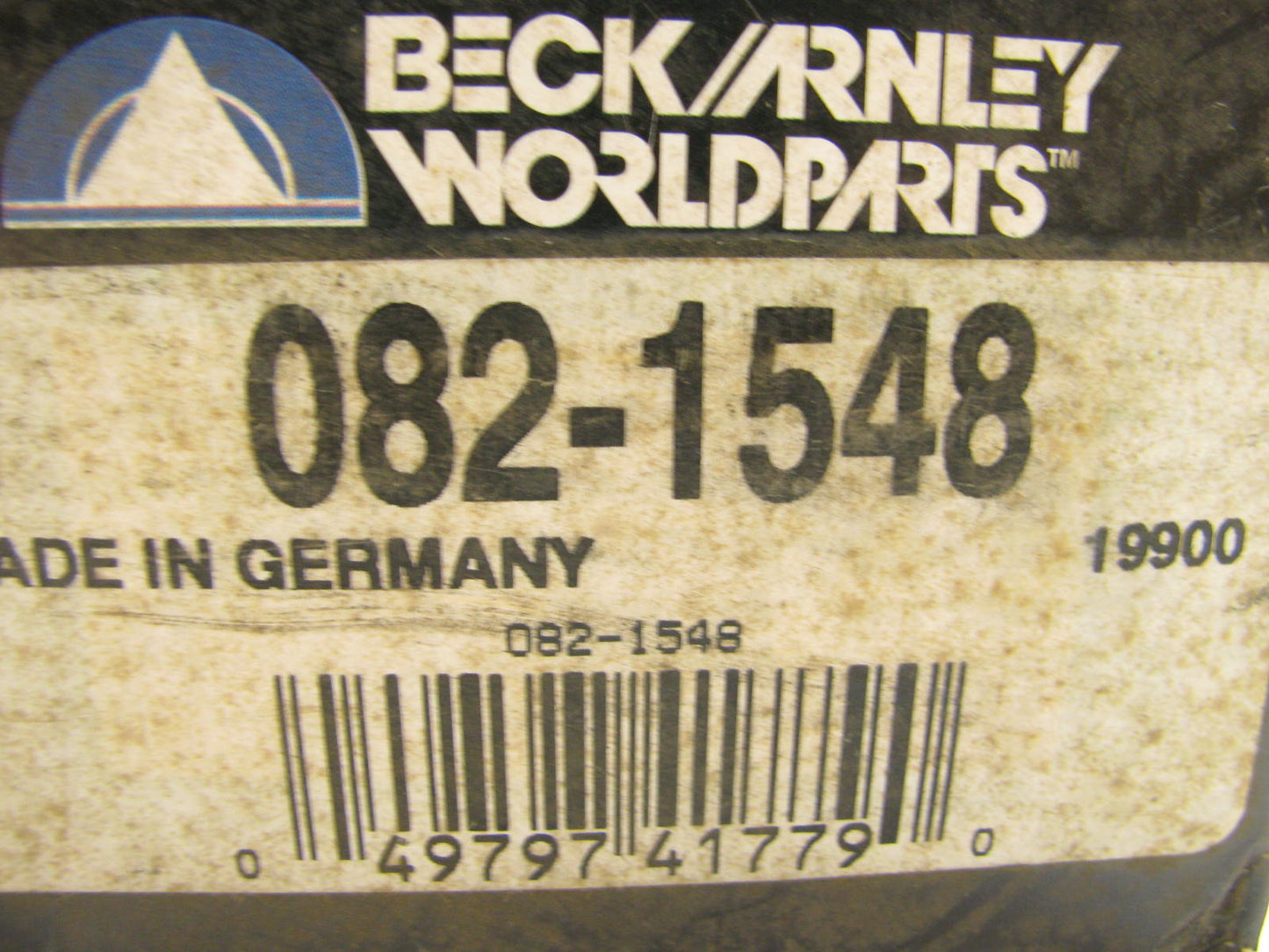 Beck Arnley 082-1548 Front Disc Brake Pad Set - Semi-Metallic