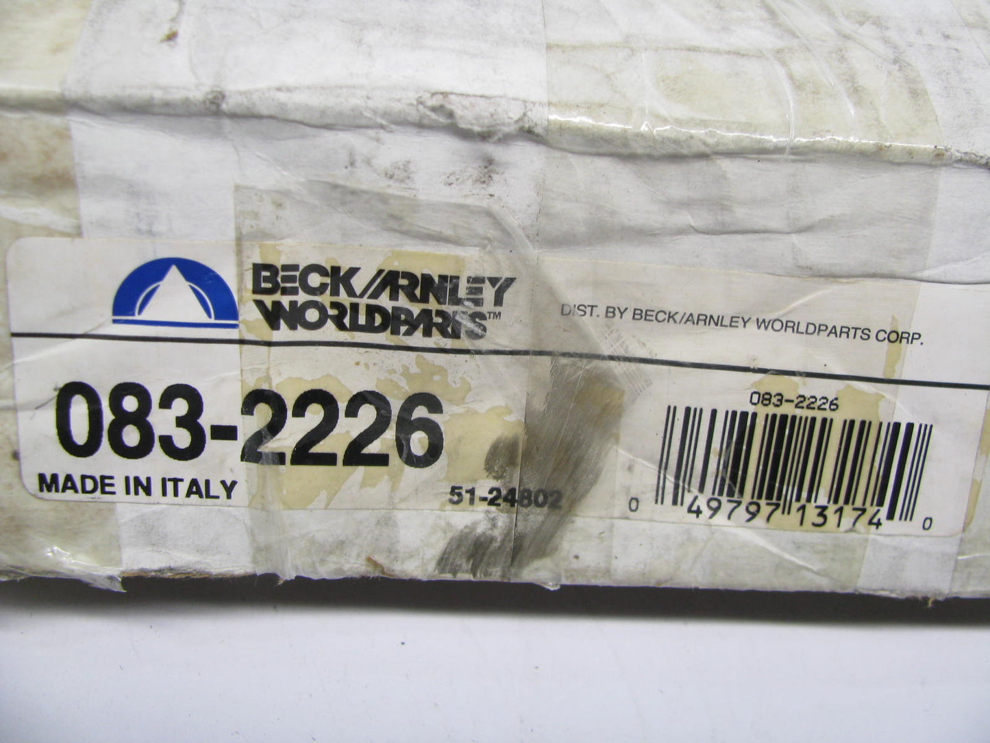 Beck Arnley 083-2226 Front Disc Brake Rotor For 1988-1989 Jaguar Vanden Plas