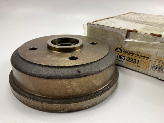 Beck Arnley 083-2231 Rear 4-lug Brake Drum W/ Lug Studs For 1979-1984 Dodge Colt