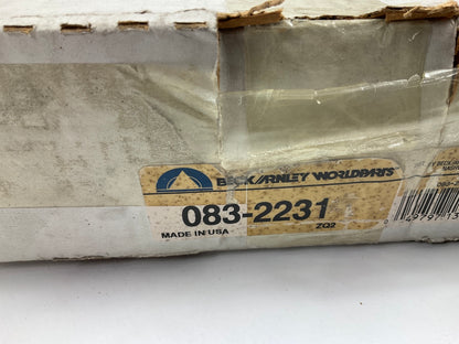 Beck Arnley 083-2231 Rear 4-lug Brake Drum W/ Lug Studs For 1979-1984 Dodge Colt