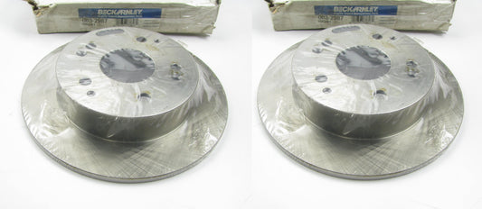 (x2) Rear Disc Brake Rotors Beck Arnley 083-2987