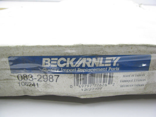 (x2) Rear Disc Brake Rotors Beck Arnley 083-2987
