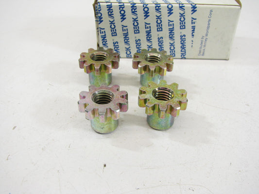 (4) Beck Arnley 0850058 Brake Adjusting Screw Nut - Rear
