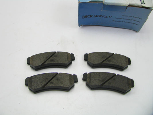 Beck Arnley 086-1729C Rear Disc Brake Pad Set - Ceramic