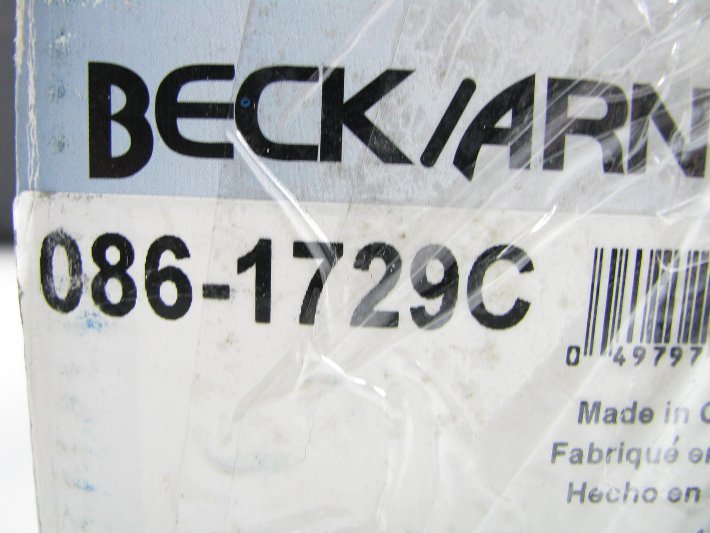 Beck Arnley 086-1729C Rear Disc Brake Pad Set - Ceramic