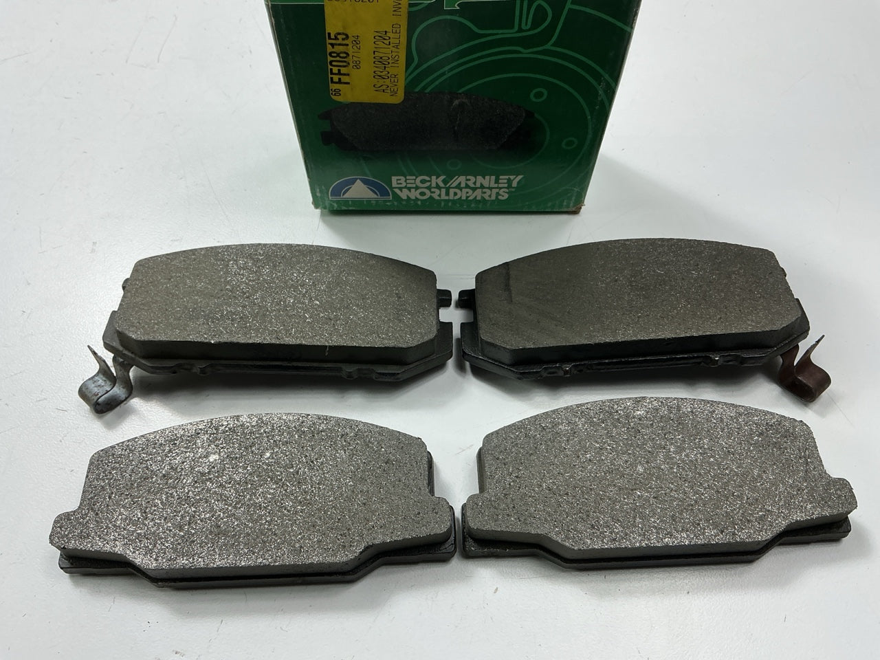 Beck Arnley 087-1204 Front Semi-Metallic Disc Brake Pads