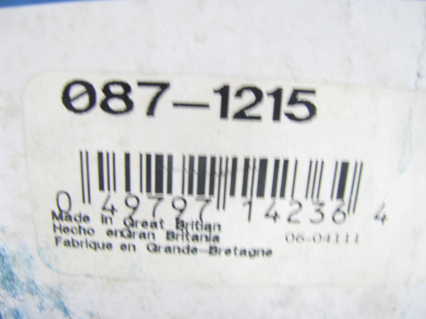Beck Arnley 087-1215 Front Disc Brake Pad Set - Semi-Metallic