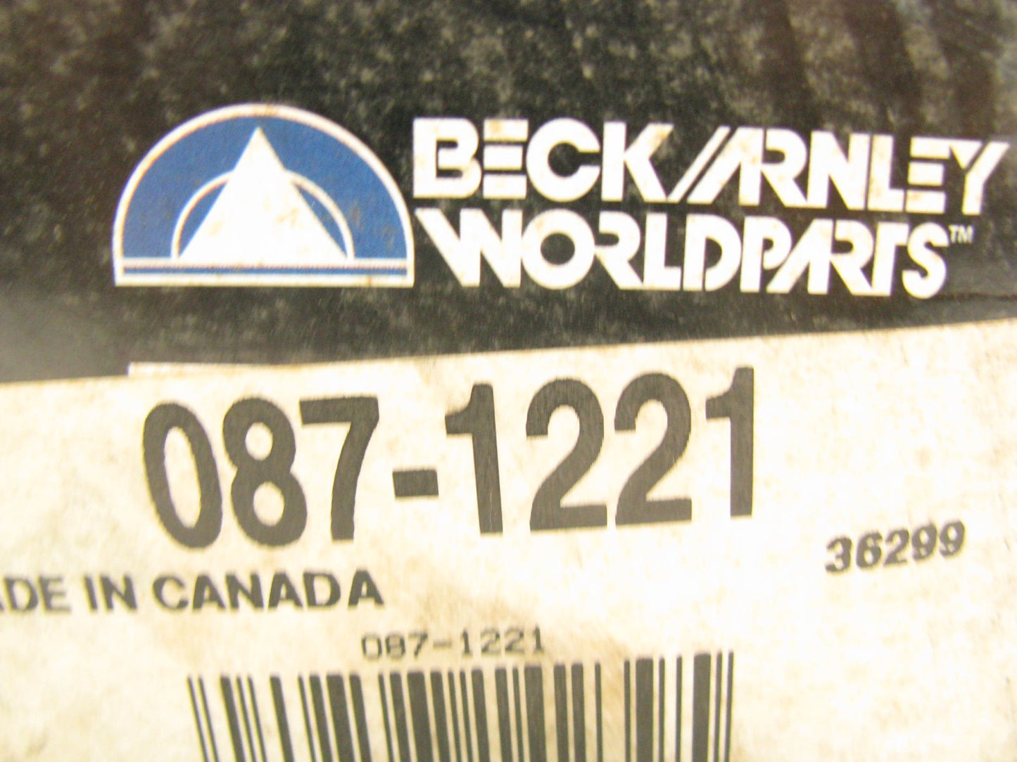 Beck Arnley 087-1221 Front Disc Brake Pads - 1983-1985 Mazda 626