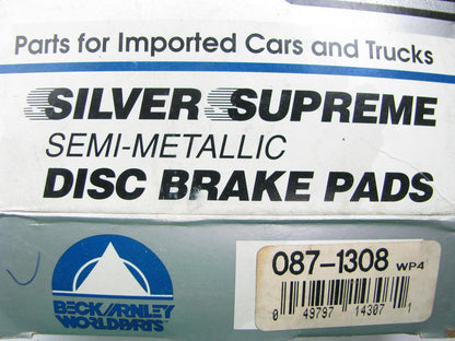 Beck Arnley 087-1308 Rear Disc Brake Pads For 1985-1990 Nissan Maxima