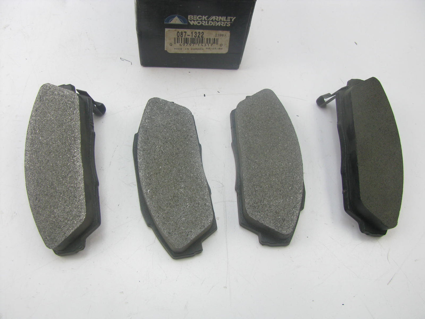 Beck Arnley 087-1322 FRONT Disc Brake Pads
