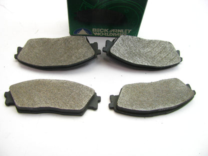 Beck Arnley 087-1343 Front Disc Brake Pad Set - Semi-Metallic