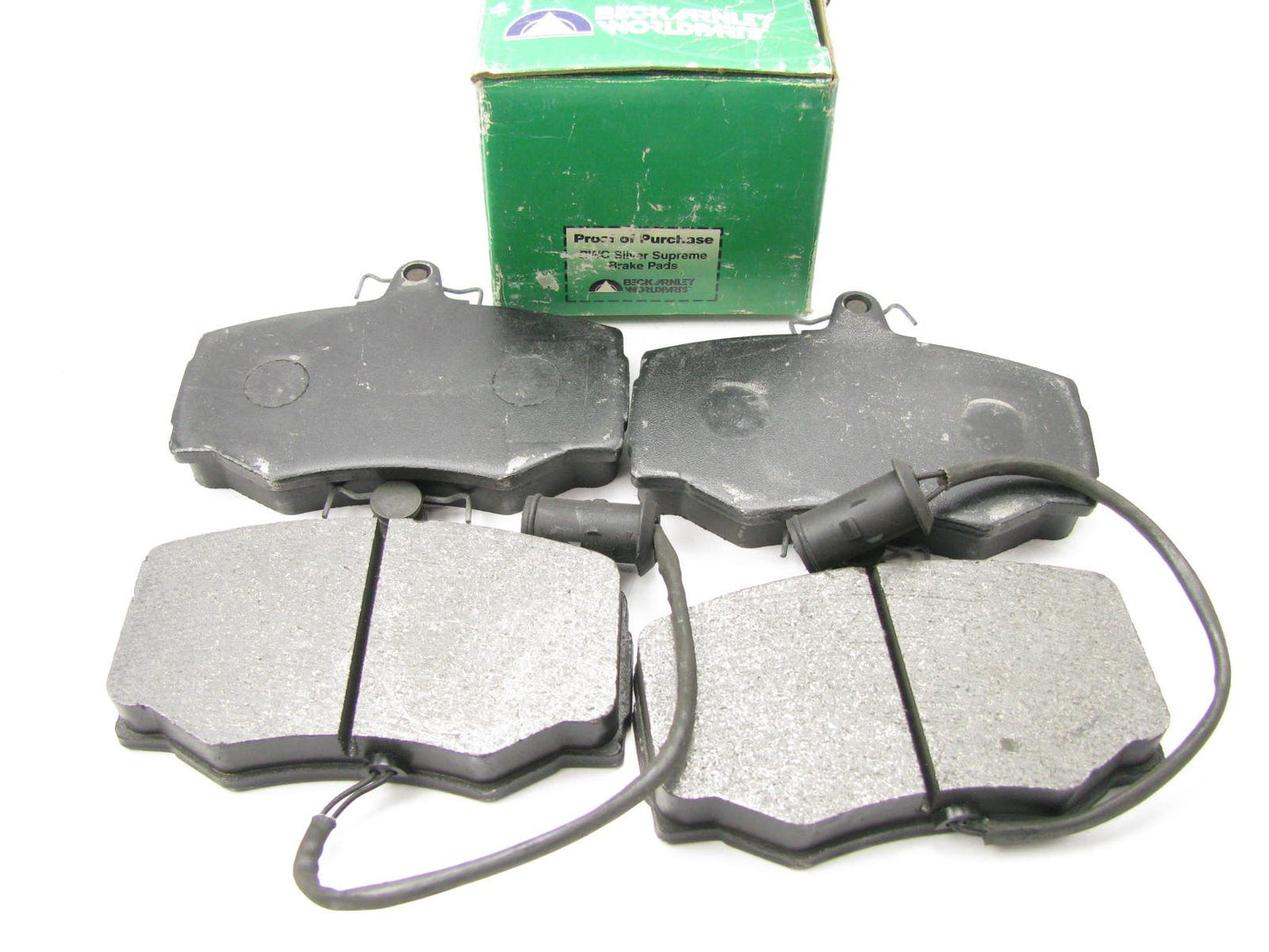 Beck Arnley 087-1355 FRONT Disc Brake Pads For 88-89 Jaguar Vanden Plas