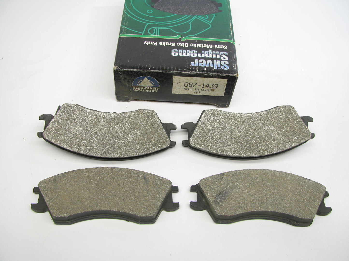 Beck Arnley 087-1439 Front Disc Brake Pads For 1989-1994 Subaru Justy