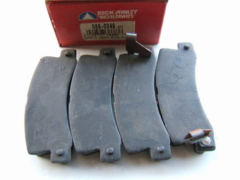 Beck Arnley 089-0049 Rear Disc Brake Pad Set