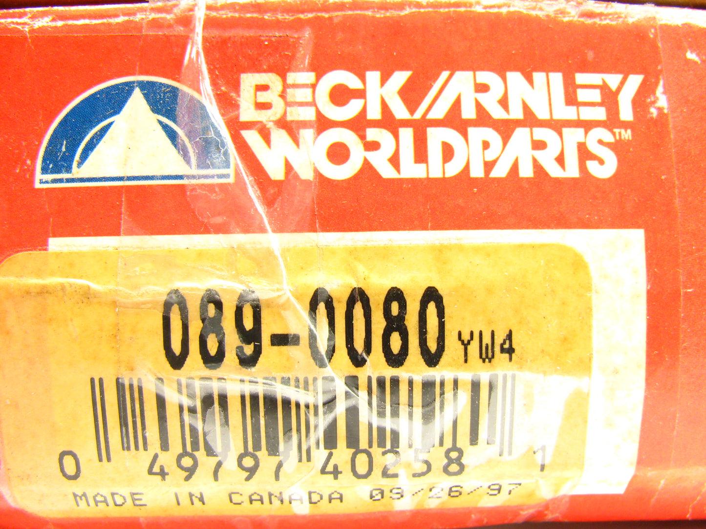 Beck Arnley 089-0080 Front Disc Brake Pad Set