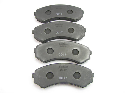 Beck Arnley 089-1457 Front Disc Brake Pad Set - Semi-Metallic