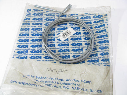 Beck Arnley 093-0505 Clutch Cable For 1968-1971 Volkswagen Transporter