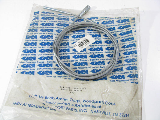 Beck Arnley 093-0505 Clutch Cable For 1968-1971 Volkswagen Transporter