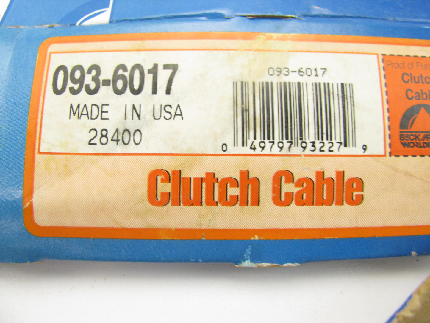 Beck Arnley 093-6017 Clutch Cable for 1981-1982 Ford Mustang 1979-1981 Capri