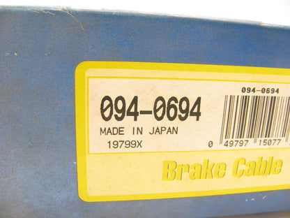 Beck Arnley 094-0694 Rear Left Parking Brake Cable 1984-1987 Honda Civic Wagon