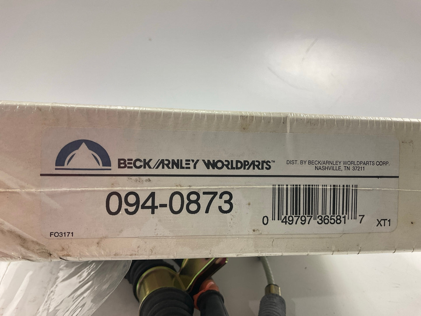 Beck Arnley 094-0873 Rear Left Parking Brake Cable