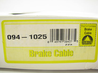Beck Arnley 094-1025 Rear Parking Brake Cable For 1989-1994 Subaru Justy