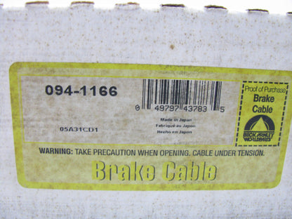Beck Arnley 094-1166 Rear Right Parking Brake Cable For 1993-1997 Nissan Altima