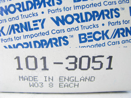 (8) Beck Arnley 101-3051 Front Suspension Control Arm Bushing 1969-1976 MG MGB
