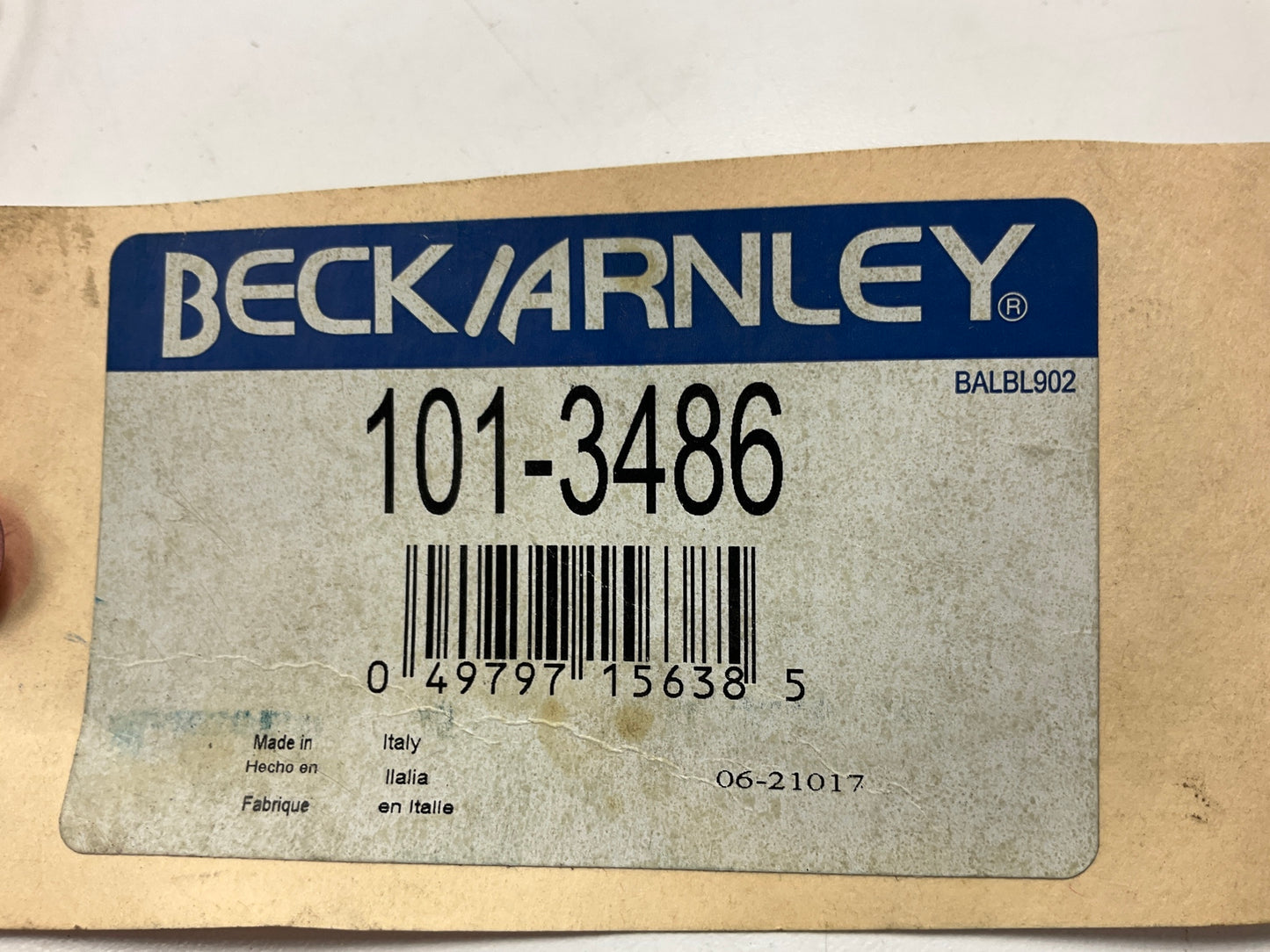 Beck Arnley 101-3486 Steering Center Link