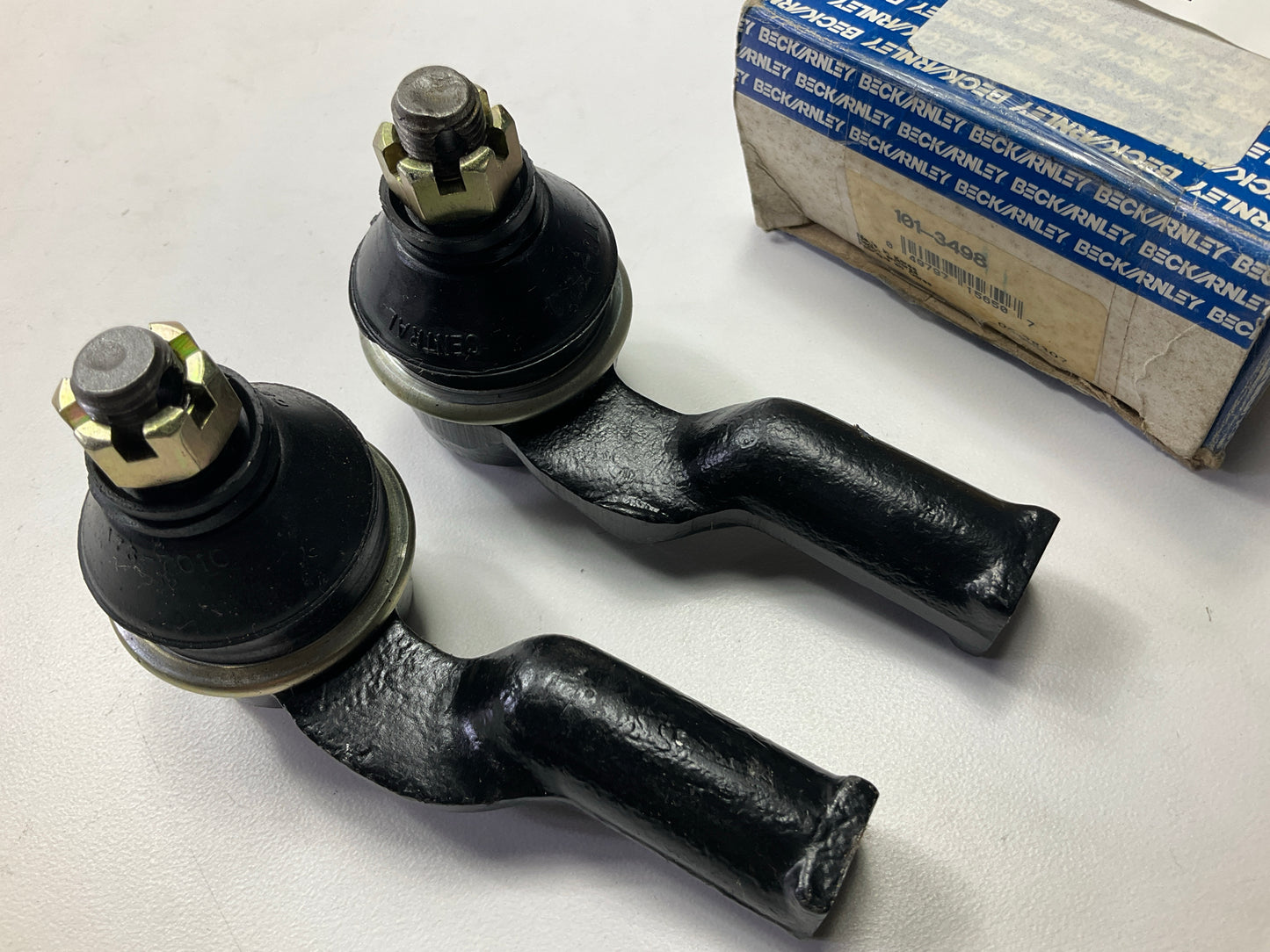 (2) Beck Arnley 101-3498 Front Inner Steering Tie Rod End For 1976-77 Mazda 808