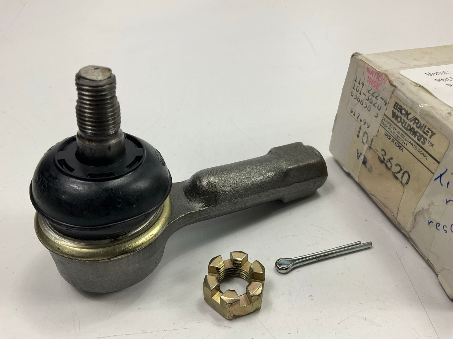 Beck Arnley 101-3620 Front Outer Steering Tie Rod End
