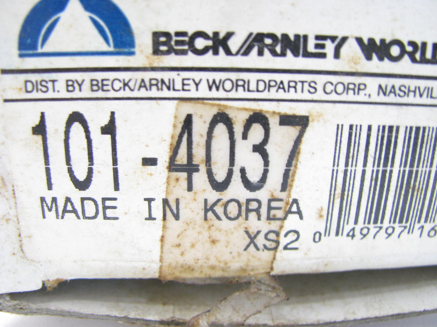 Beck Arnley 101-4037 Steering Tie Rod End - Front Outer - 2WD