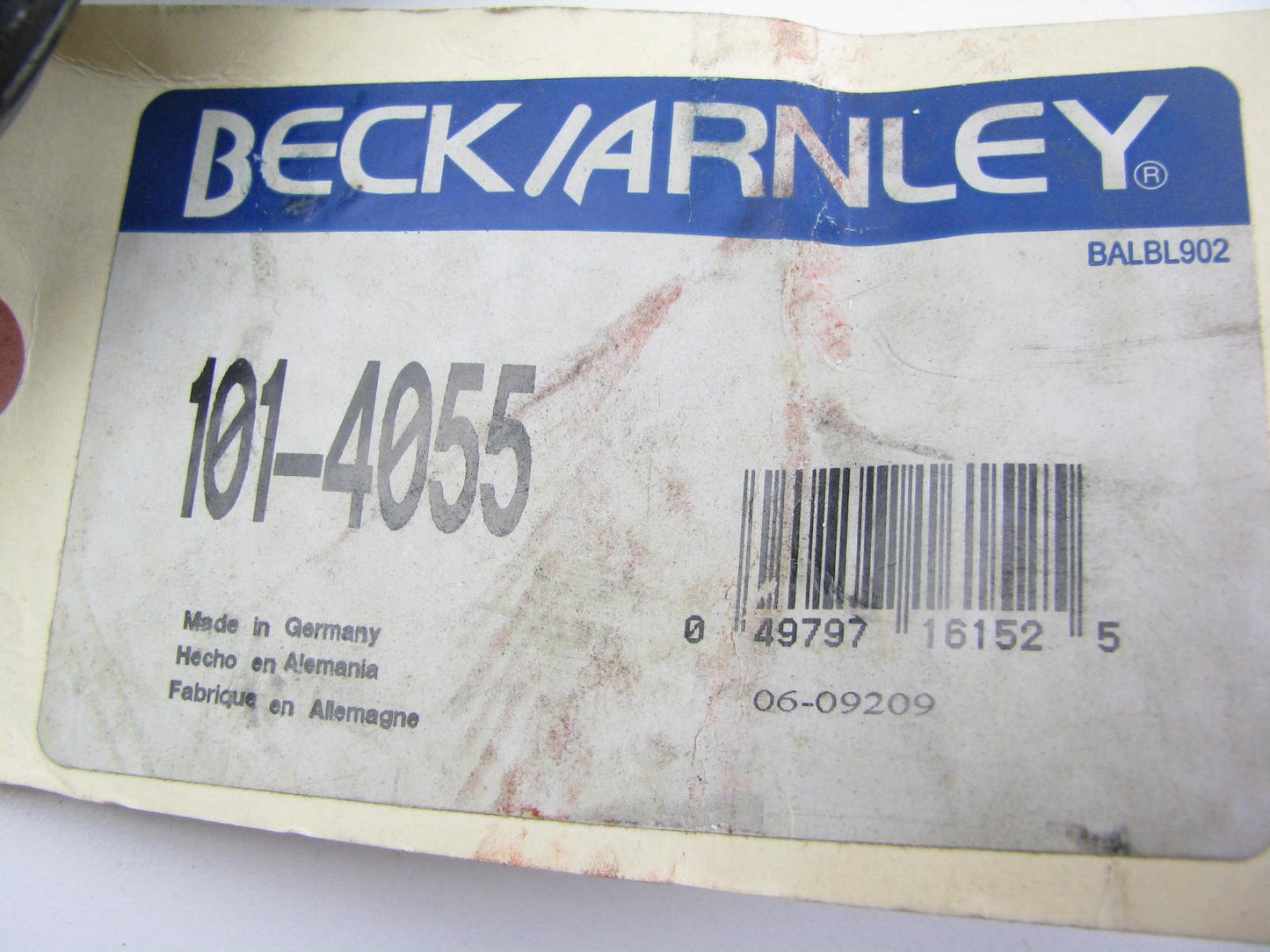 Beck Arnley 101-4055 FRONT Steering Center Link