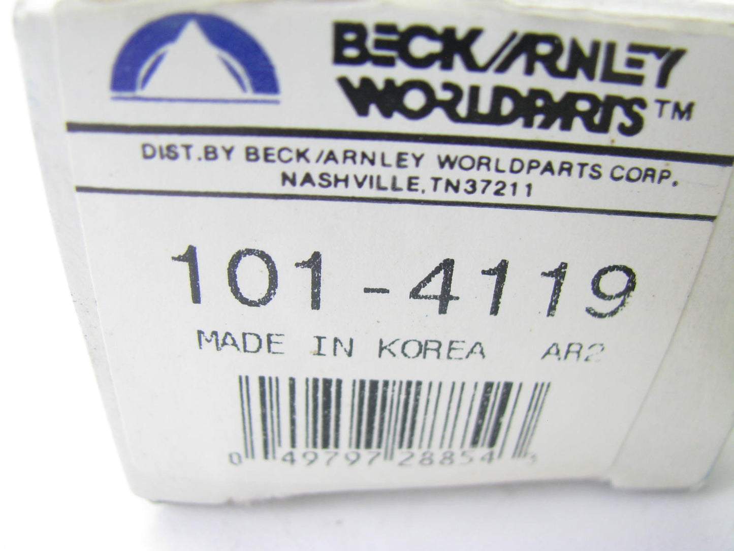 Beck Arnley 101-4119 Front Inner Steering Tie Rod End for 1985-88 Nova Corolla