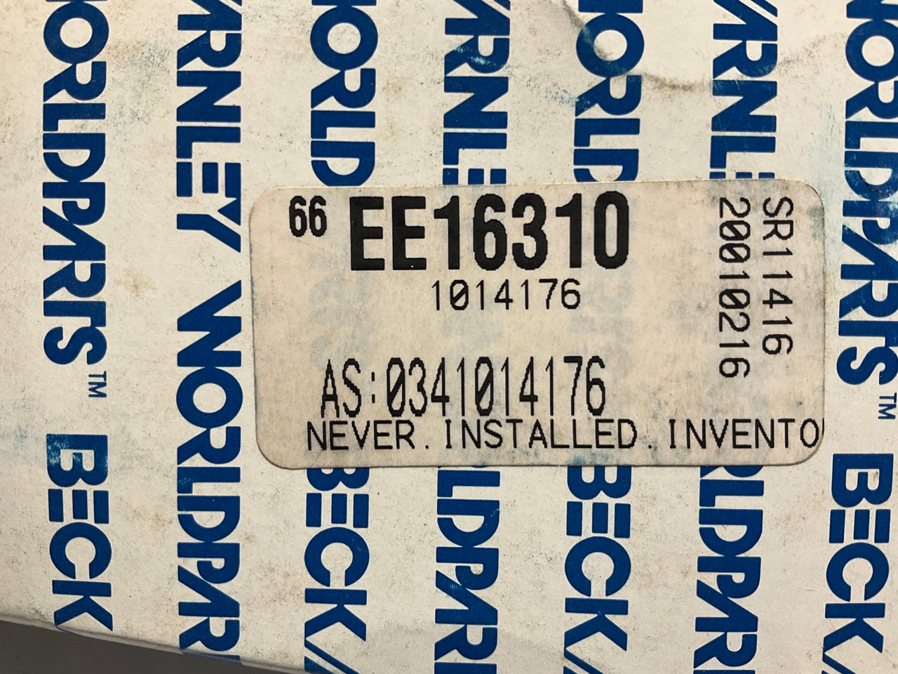 (2) Beck Arnley 101-4176 Inner Steering Tie Rod End For 1988-89 Daihatsu Charade