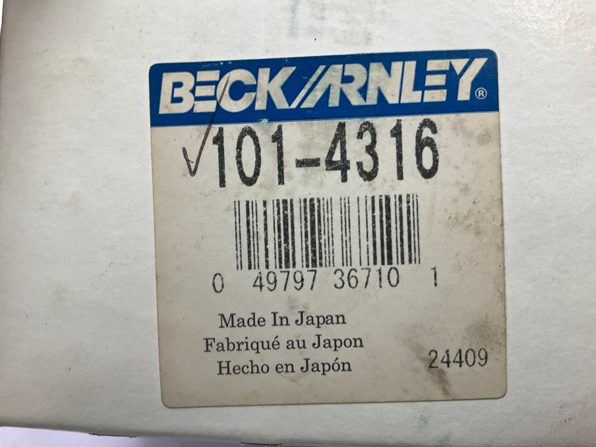 (2) Beck Arnley 101-4316 Front Upper Suspension Ball Joint