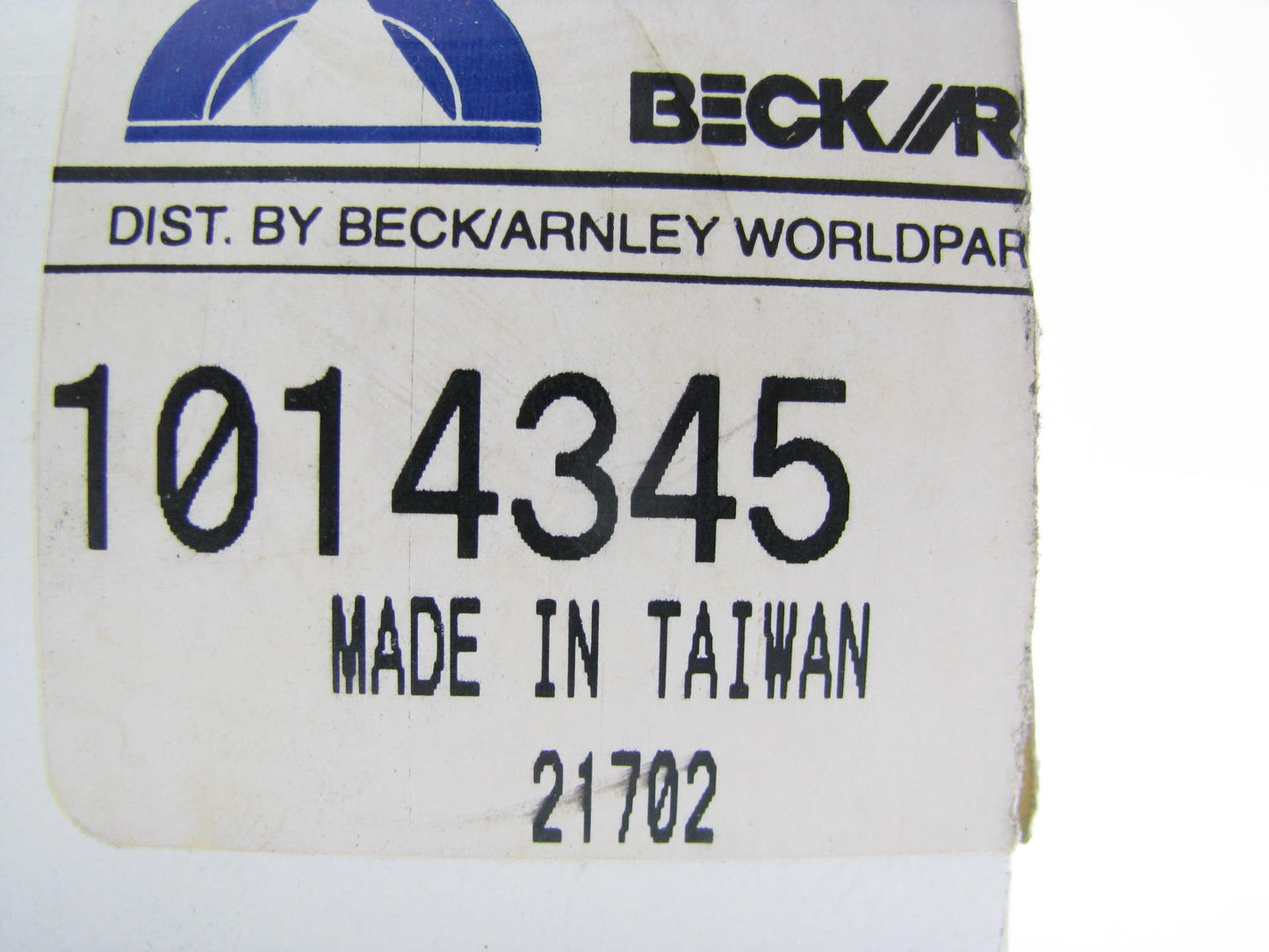 Beck Arnley 101-4345 Front Inner Steering Tie Rod End