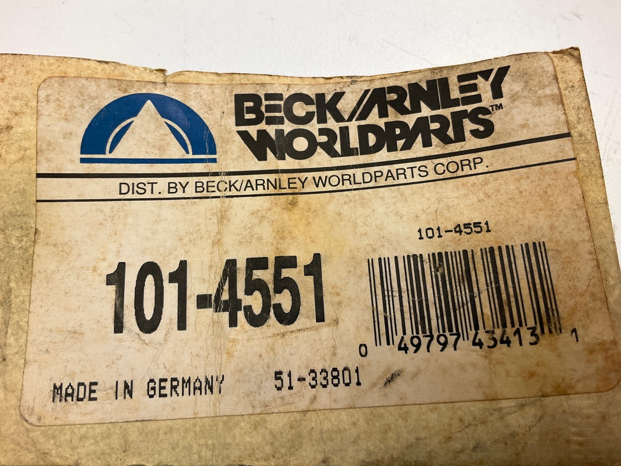 Beck Arnley 101-4551 Front Left Steering Tie Rod Assembly For 1992 Audi 100