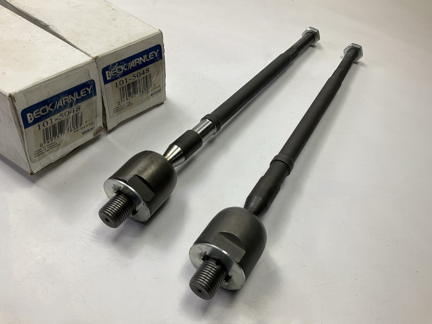 (2) Beck Arnley 101-5048-2 Front Inner Steering Tie Rod End
