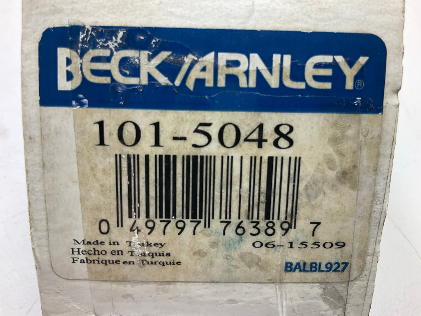 Beck Arnley 101-5048 Front Inner Steering Tie Rod End