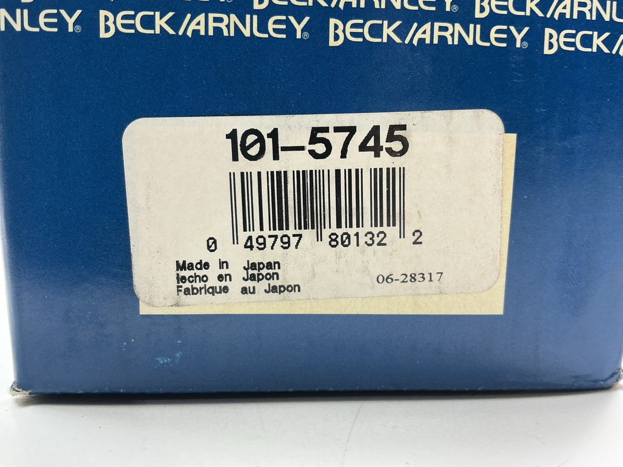 Beck Arnley 101-5745 Front Outer Steering Tie Rod End For 2005-07 Nissan Murano