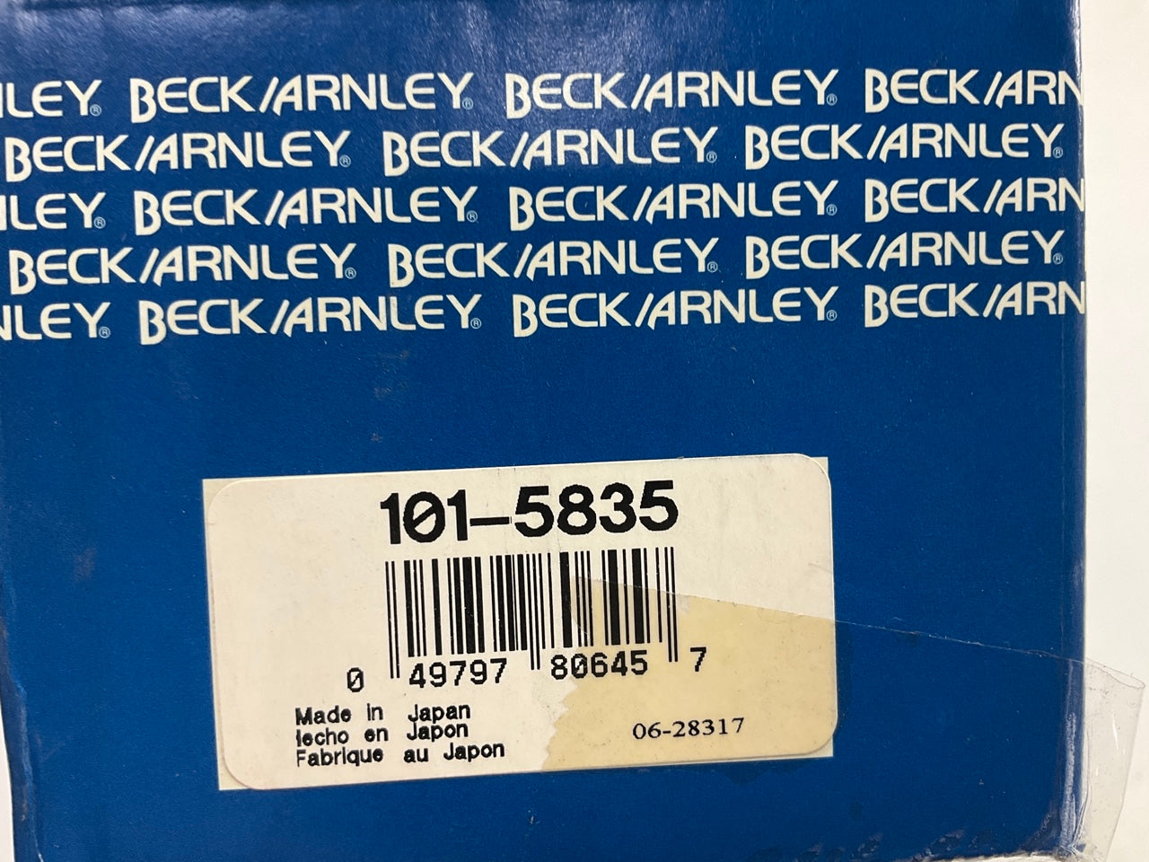 (2) Beck Arnley 101-5835 Front Outer Steering Tie Rod End For 04-09 Nissan Quest